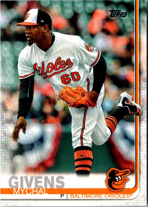 2019 Topps Baltimore Orioles Mychal Givens #BO-13