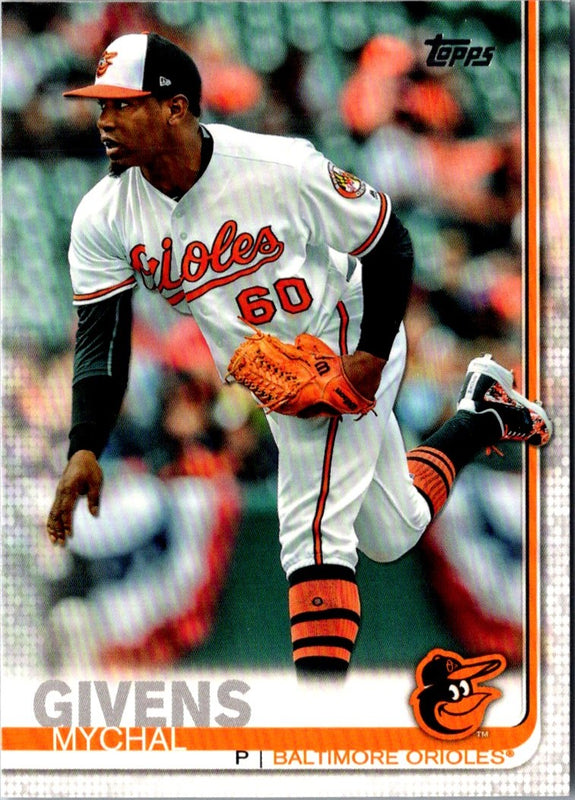 2019 Topps Baltimore Orioles Mychal Givens #BO-13