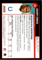2002 Bowman Qadry Ismail #24