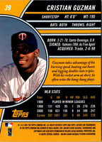 2001 Topps Reserve Cristian Guzman #39
