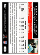 2005 Topps LaBrandon Toefield