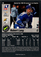 1993 Classic Pro Prospects Robert Lang #46