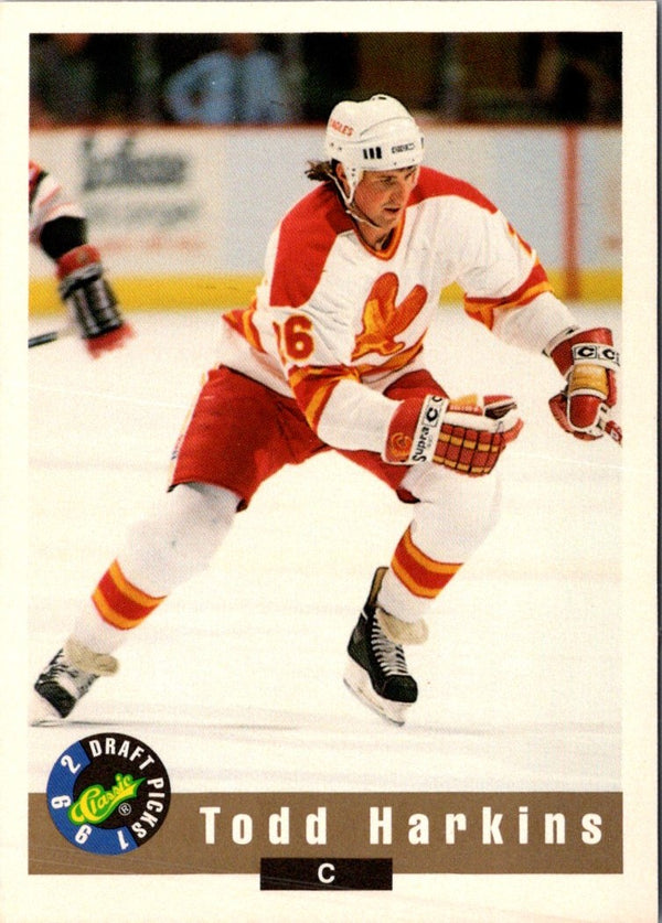 1992 Classic Draft Picks Todd Harkins #113