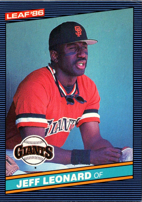 1986 Leaf Jeff Leonard #74