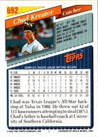 1993 Topps Gold Chad Kreuter #692