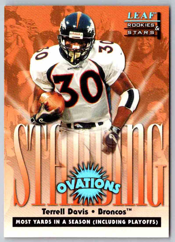 1998 Leaf Rookies And Stars Terrell Davis #5 OF 10