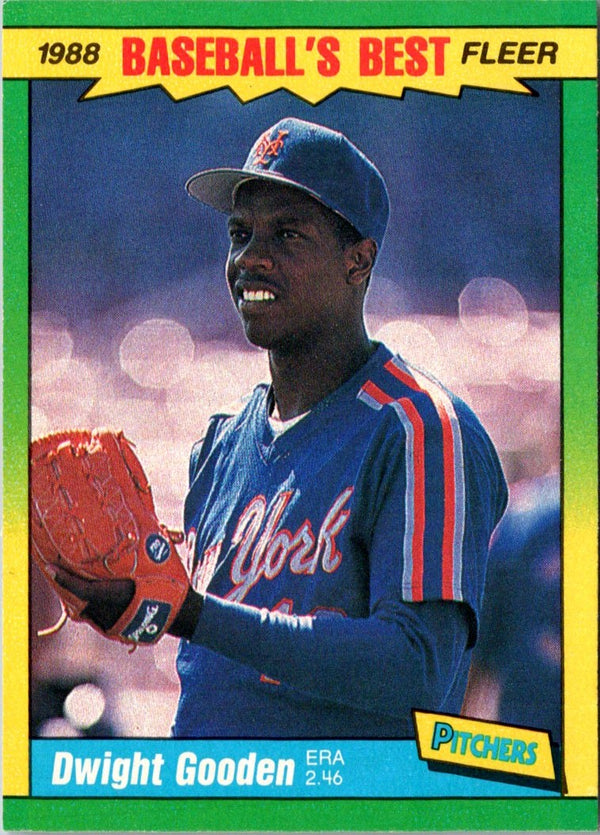 1988 Fleer Baseball's Best Sluggers vs Pitchers Dwight Gooden #15