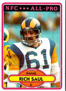 1980 Topps Rich Saul
