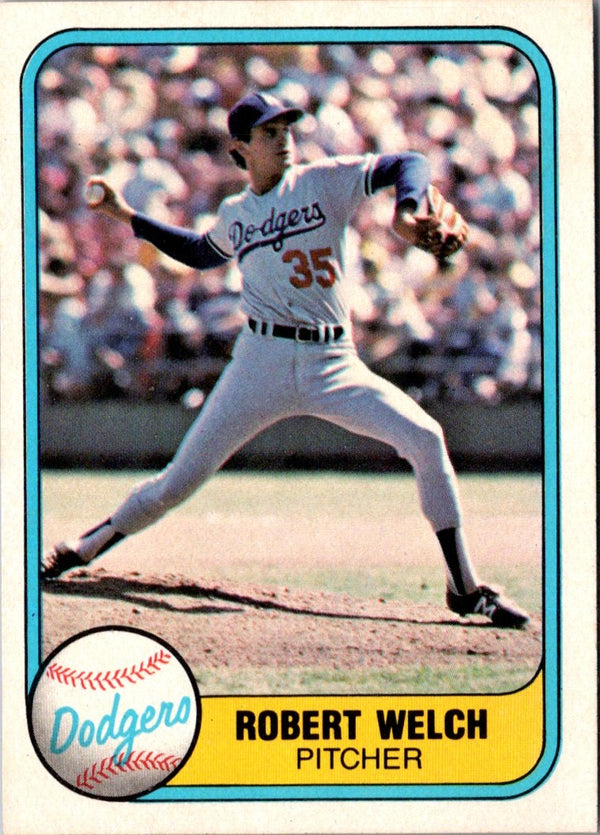 1981 Fleer Robert Welch #120B