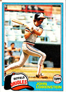 1981 Topps John Lowenstein