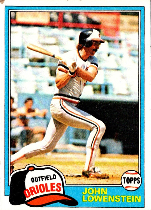 1981 Topps John Lowenstein #591