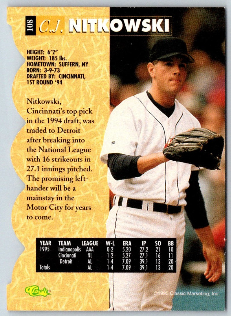 1994 Classic Cream of the Crop Update C.J. Nitkowski