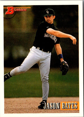 1993 Bowman Jason Bates #176 Rookie