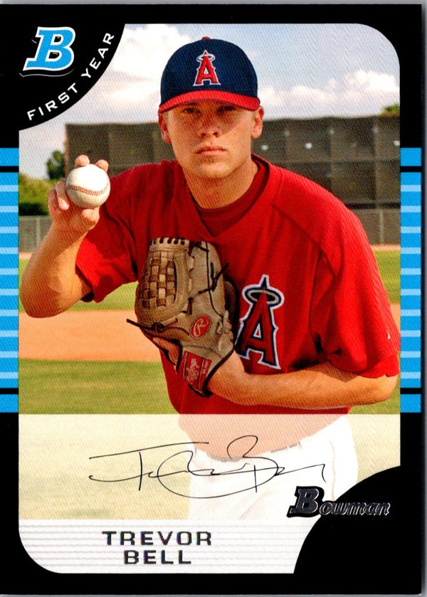 2005 Bowman Chrome Draft Picks & Prospects Trevor Bell #BDP114 Rookie