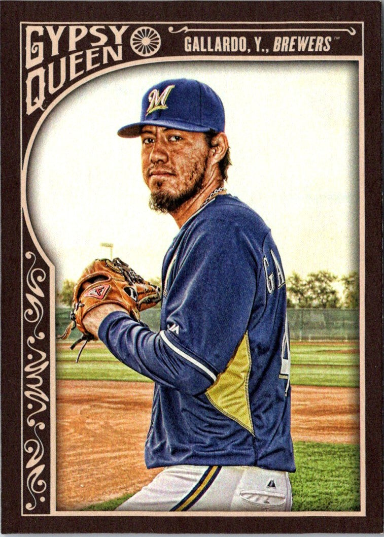 2015 Topps Gypsy Queen Yovani Gallardo