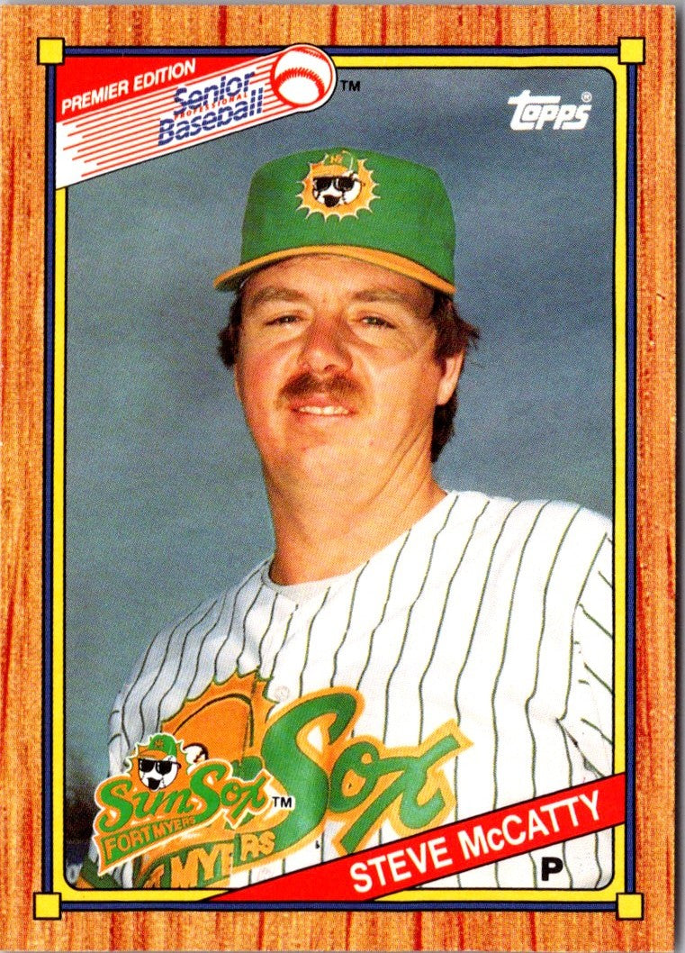 1989 Topps Senior League Steve McCatty