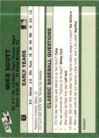 1987 Classic Update Yellow/Green Backs Mike Scott #123