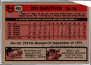 1981 Topps Jim Gantner