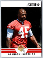 2012 Score Brandon Jacobs #33