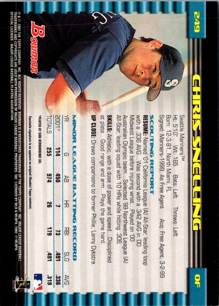 2002 Bowman Chris Snelling