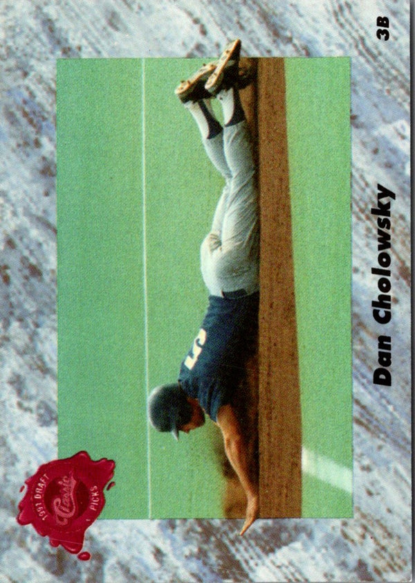 1991 Classic Draft Picks Dan Cholowsky #35