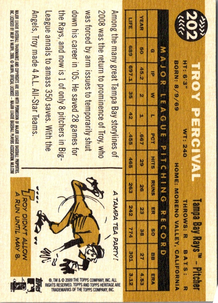 2009 Topps Heritage Troy Percival