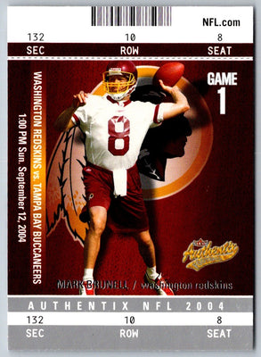 2004 Fleer Authentix Mark Brunell #72