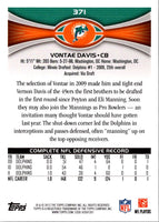 2012 Topps Vontae Davis #371