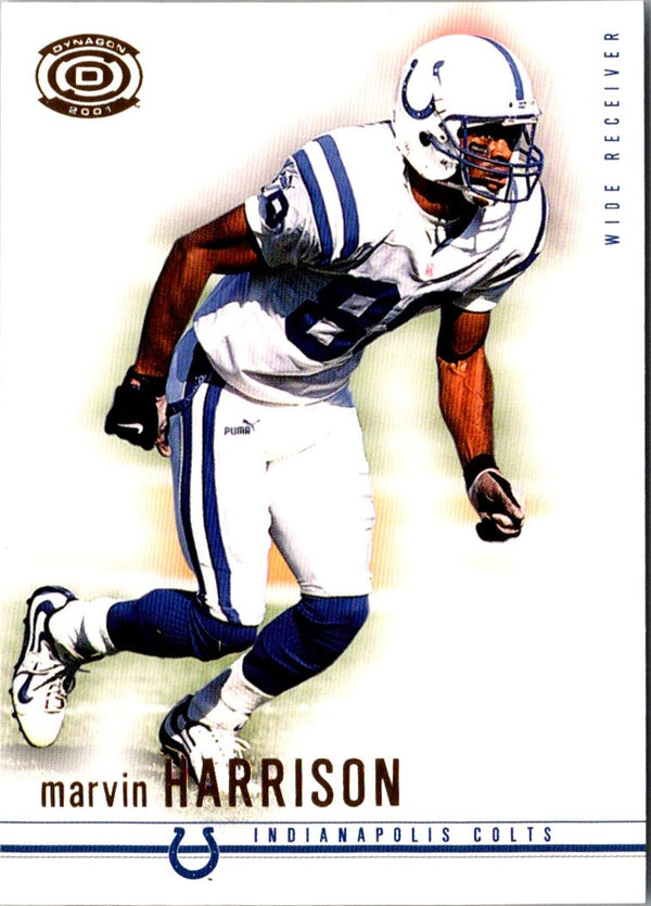 2001 Pacific Dynagon Retail Silver Marvin Harrison #38 /199