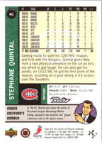 1999 Upper Deck Retro Stephane Quintal #40