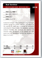 2002 Score Rod Gardner #250