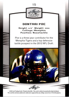 2012 Leaf Draft Dontari Poe #15