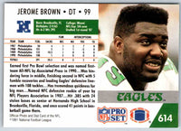 1990 Proset Jerome Brown #614