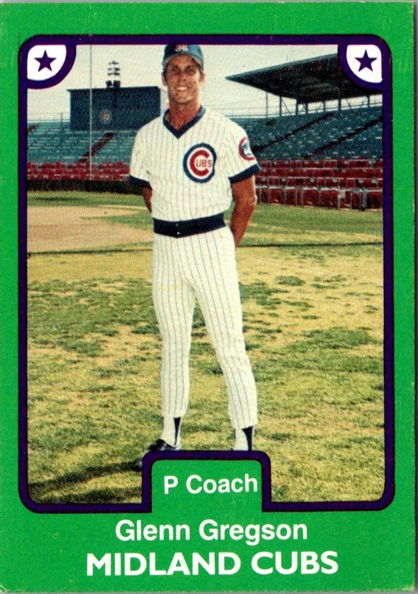 1984 TCMA Midland Cubs Glenn Gregson #14
