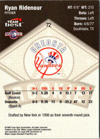 1999 Team Best Ryan Ridenour #72