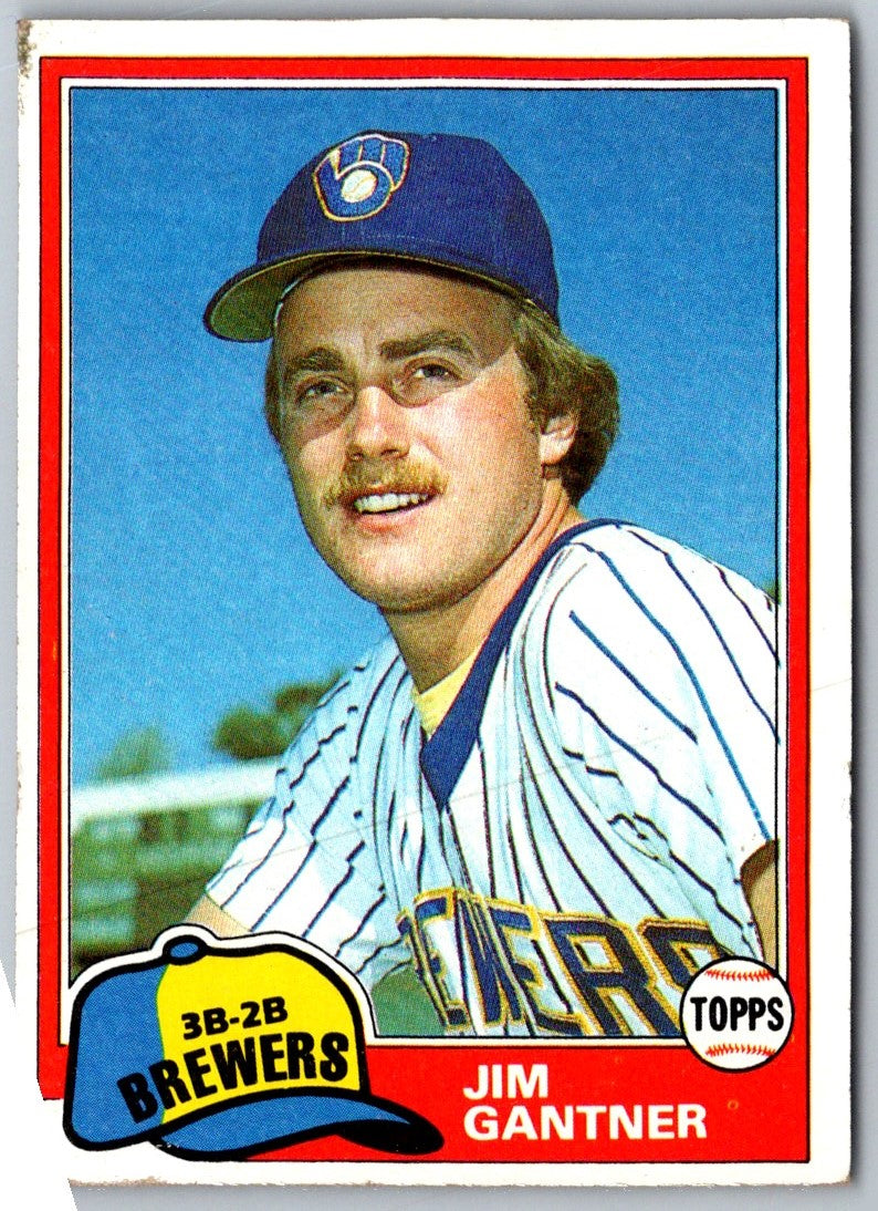 1981 Topps Jim Gantner