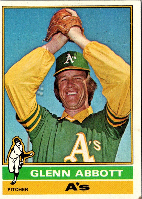 1976 Topps Glenn Abbott #322