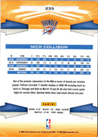2009 Panini Nick Collison #233