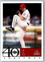 2003 Upper Deck 40-Man Rainbow Pete Munro #363