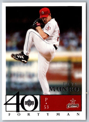 2003 Upper Deck 40-Man Rainbow Pete Munro #363