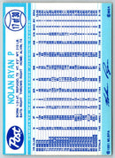 1990 Wax Box Cards Nolan Ryan