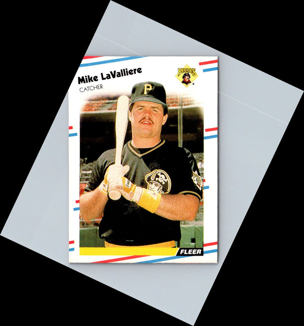 1988 Fleer Mike LaValliere #333