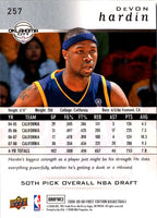 2008 Upper Deck DeVon Hardin #257 Rookie