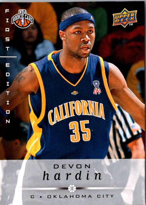 2008 Upper Deck DeVon Hardin #257 Rookie