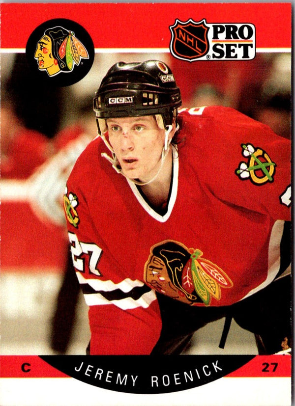 1990 Pro Set Jeremy Roenick #58 Rookie
