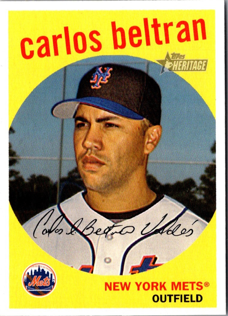 2008 Topps Heritage Carlos Beltran