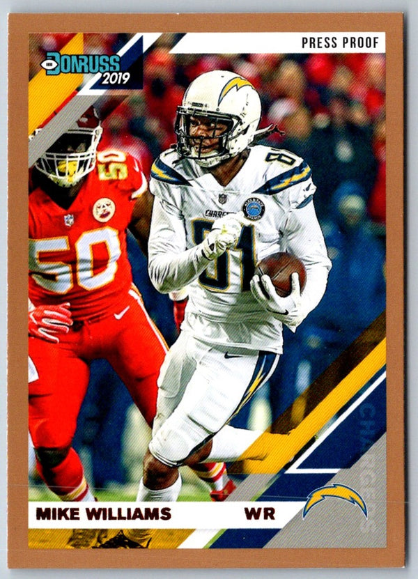 2019 Donruss Red Press Proof Mike Williams #132