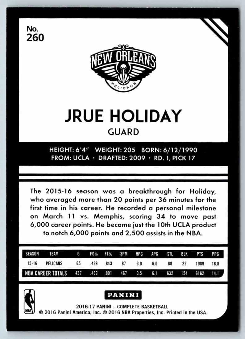 2016 Contenders Jrue Holiday