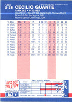 1987 Fleer Update Cecilio Guante #U-38