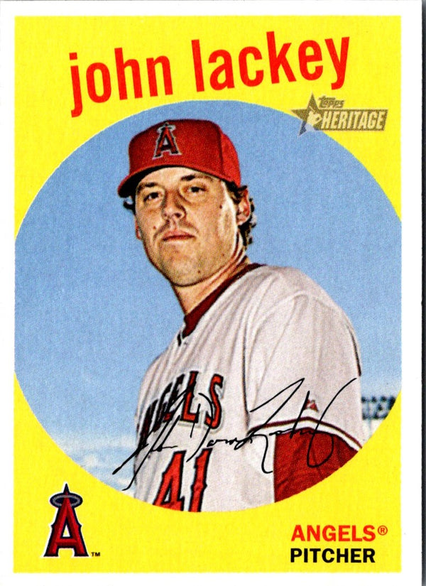 2008 Topps Heritage John Lackey #305